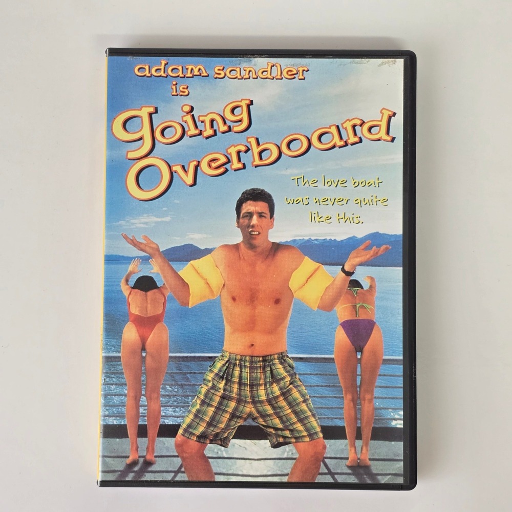 Going Overboard DVD Adam Sandler Comedy Movie Retro Y2K